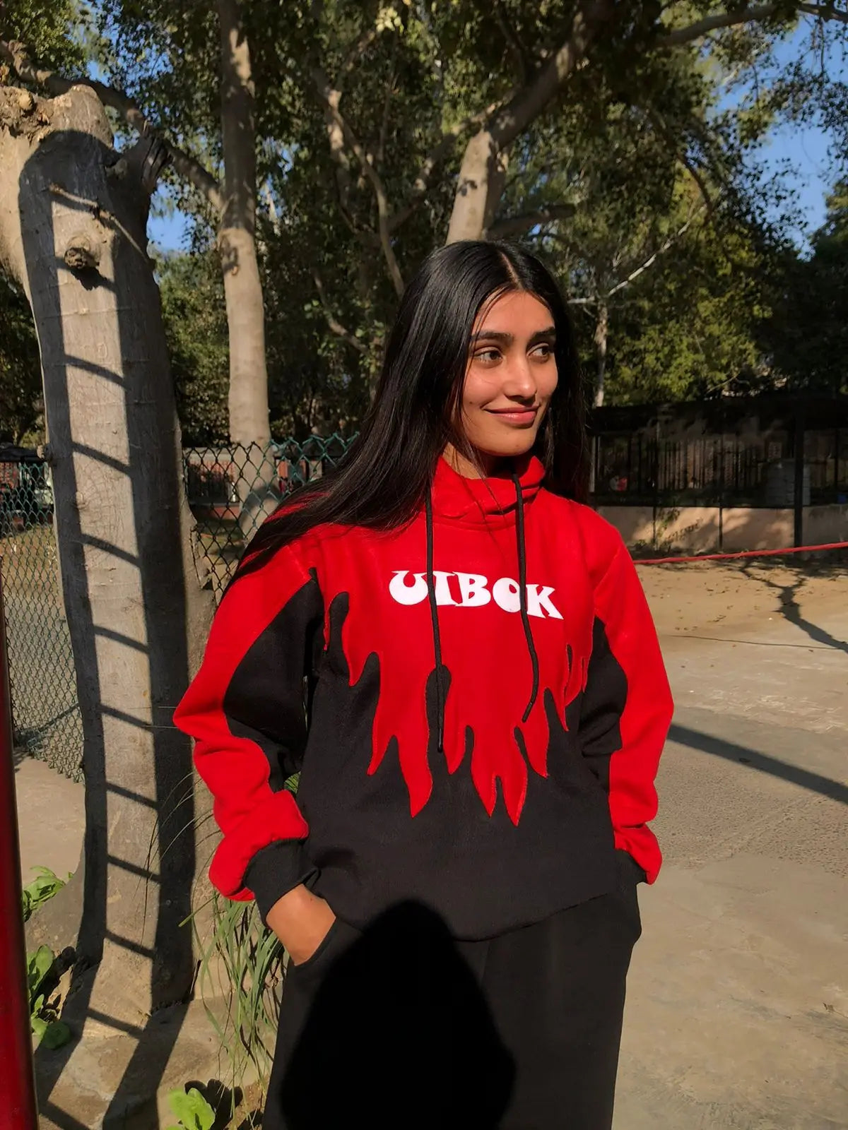 Unisex Flame Hoodie